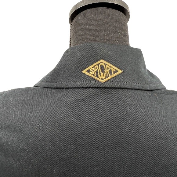 St. John Sport Marie Gray Vintage Cotton Blend Blazer Rare Turn Lock Closures - Picture 4 of 6